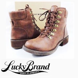 Lucky Brand Brown Hiking Boots! Sz 7